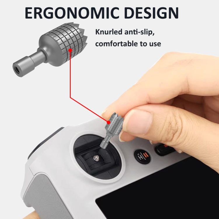 Para DJI RC / RC 2 Control remoto LKTOP Joystick Thumb Rocker, For DJI RC / RC 2 Gray, For DJI RC / RC 2 Black, For DJI RC / RC 2 Gold