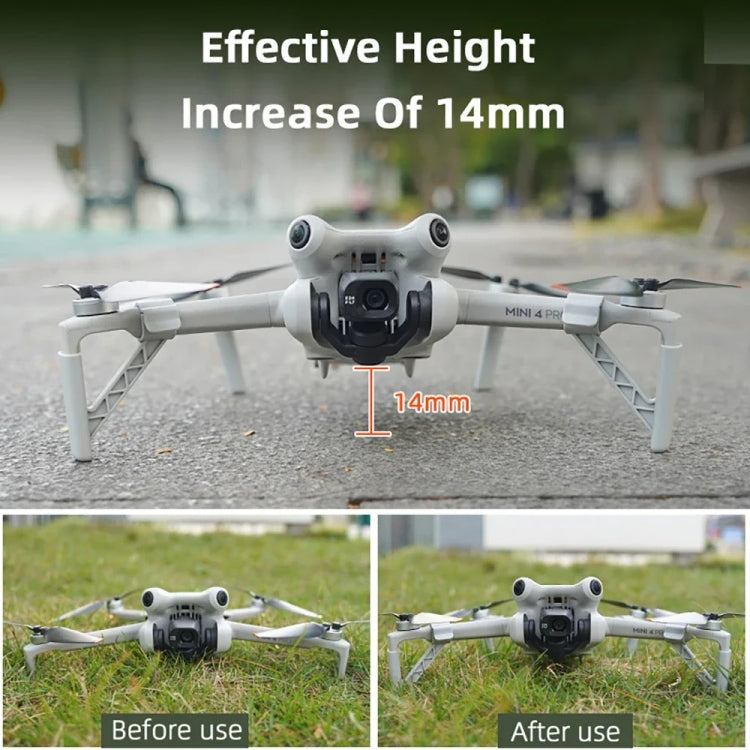 Para DJI Mini 4 Pro Drone BRDRC Tren de aterrizaje Pierna de altura aumentada