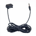Micrófono externo de calidad de sonido HD con navegación GPS para coche de 3 m, Straight Plug, Bent Plug