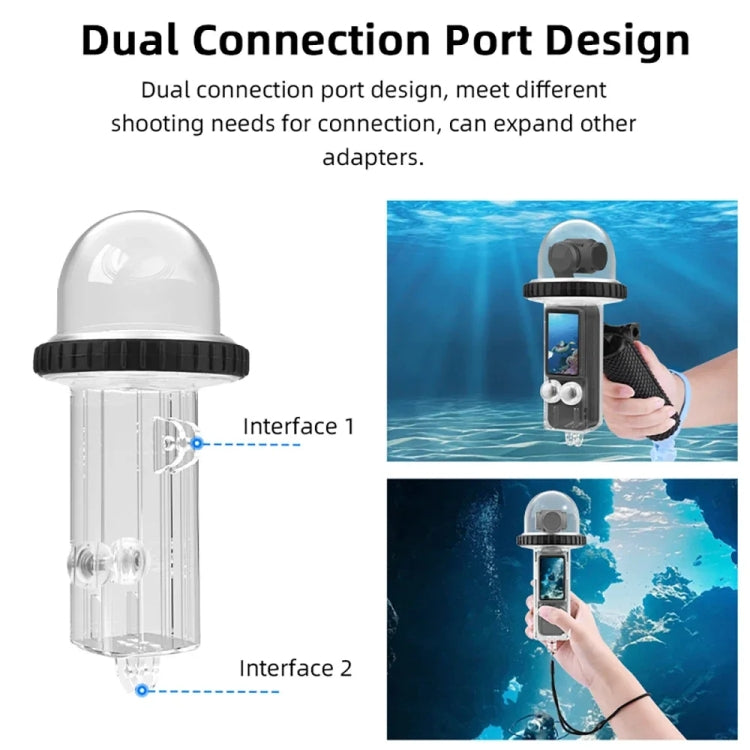 Para DJI Osmo Pocket 3 BRDRC 40m de profundidad funda impermeable cubierta de carcasa de buceo