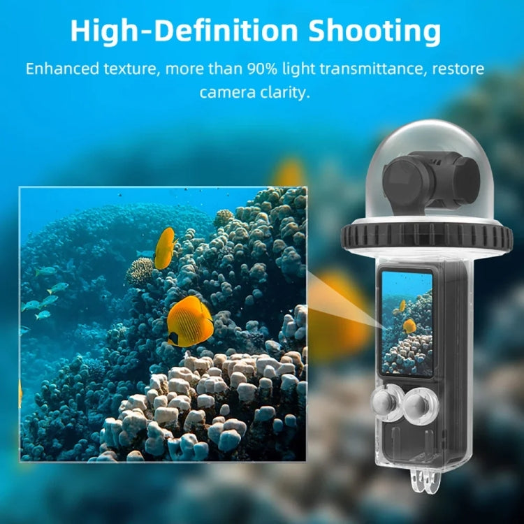 Para DJI Osmo Pocket 3 BRDRC 40m de profundidad funda impermeable cubierta de carcasa de buceo
