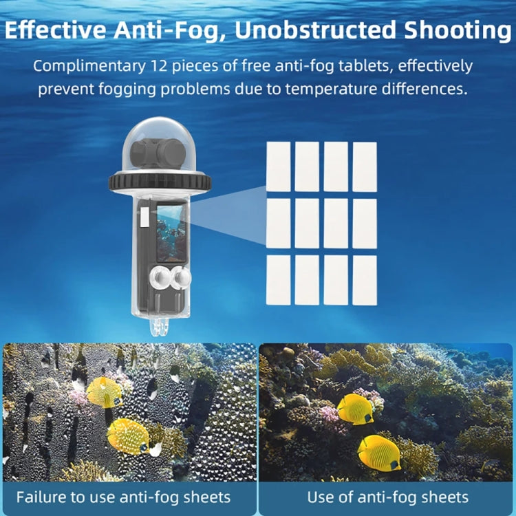 Para DJI Osmo Pocket 3 BRDRC 40m de profundidad funda impermeable cubierta de carcasa de buceo