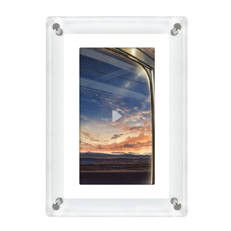Reproductor de publicidad de cristal con marco de fotos Digital HD de 5 pulgadas, reproductor de pantalla de vídeo en movimiento 1080P, 5 Inch (US Plug), 5 Inch (EU Plug), 5 Inch (UK Plug)
