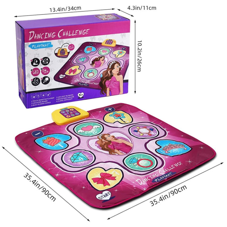 Alfombra de baile musical para niños, almohadilla de juego de baile de música electrónica, caja de música, Juguetes