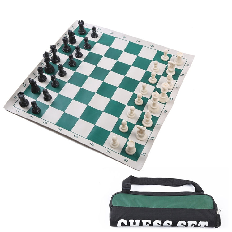 Juego de ajedrez portátil plegable con bolsa de transporte, Chess Set