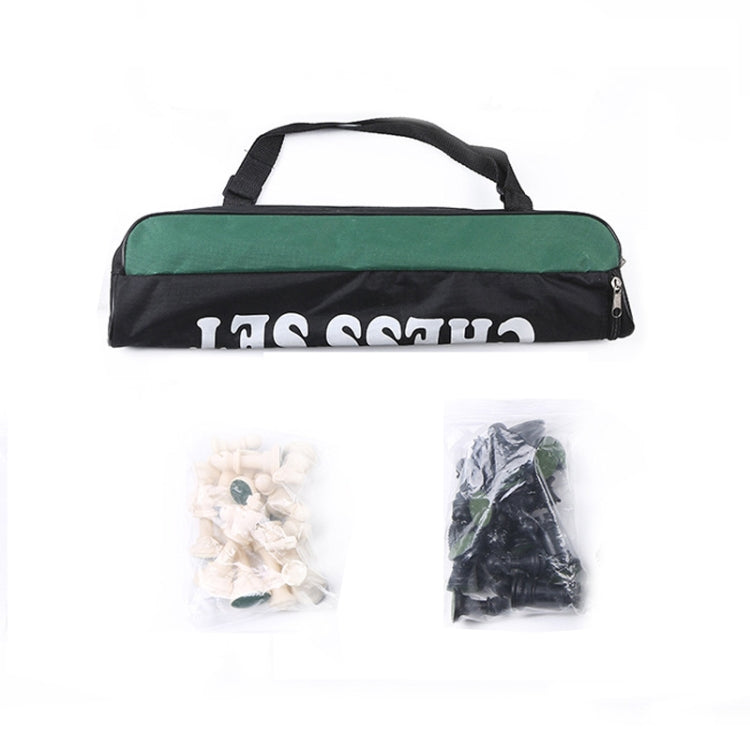 Juego de ajedrez portátil plegable con bolsa de transporte, Chess Set