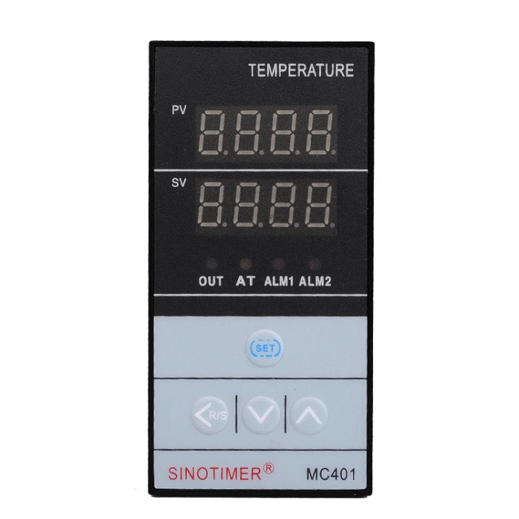 SINOTIMER MC401 Entrada universal Caja corta PID Controlador de temperatura inteligente Medidor Calefacción Refrigeración Relé SSR Salida de estado sólido, MC401