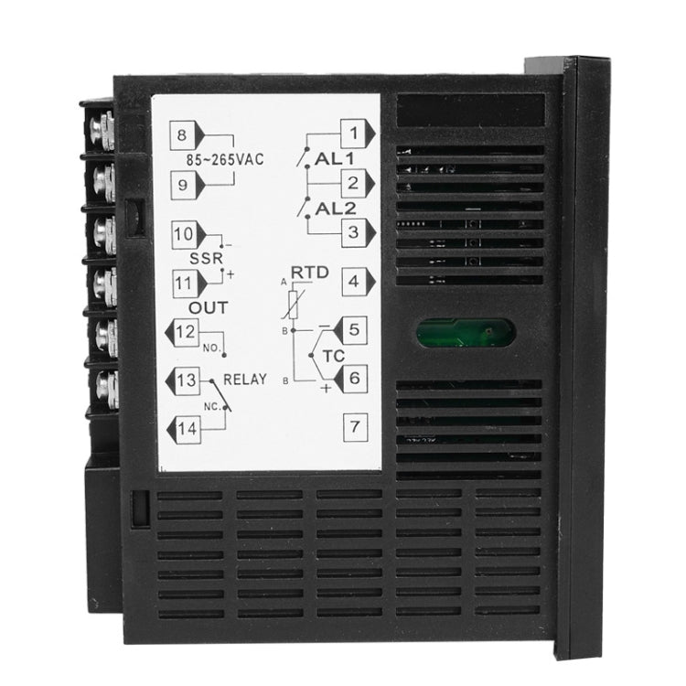 SINOTIMER MC401 Entrada universal Caja corta PID Controlador de temperatura inteligente Medidor Calefacción Refrigeración Relé SSR Salida de estado sólido, MC401