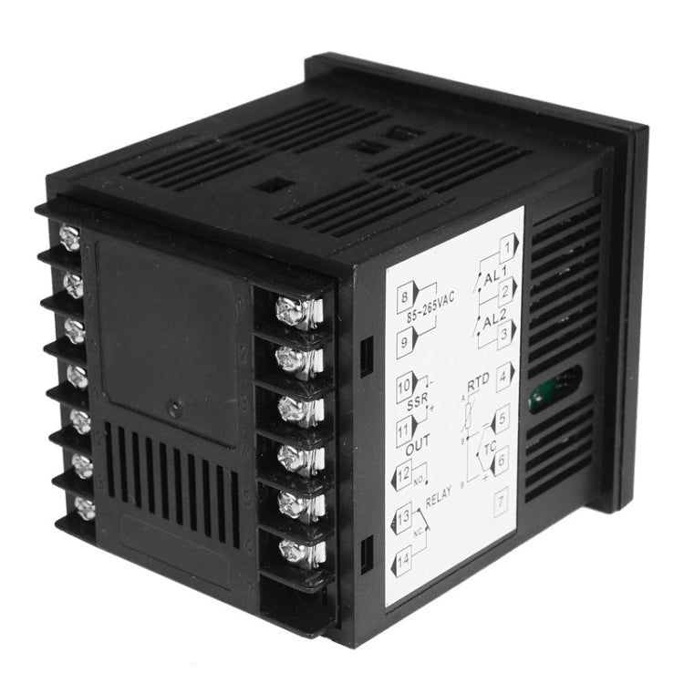 SINOTIMER MC701 Entrada universal Caja corta PID Controlador de temperatura inteligente Medidor Calefacción Refrigeración Relé SSR Salida de estado sólido, MC701