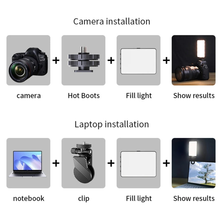 Luz de bolsillo recargable Mini fotografía luz LED luz suplementaria para disparos al aire libre, Desiontal M15 3 Color Temperature, Desiontal M16 RGB