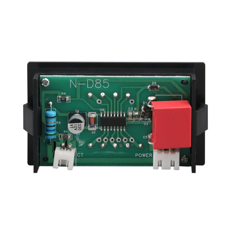SINOTIMER D85-5035V Medidor de monitoreo de voltímetro digital de CA monofásico de panel pequeño, D85-5035V