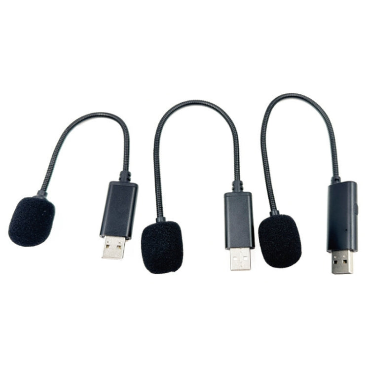 Micrófono de videoconferencia en vivo para computadora con enchufe directo USB, 4.0x205mm, 4.0x255mm, 4.0x255mm With Switch