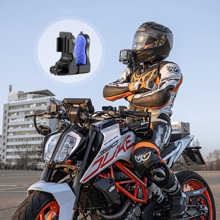 Soporte de abrazadera de barbilla para casco de motocicleta para cámaras GoPro Hero Series DJI Osmo Action, SJCAM, Set 1, Set 2