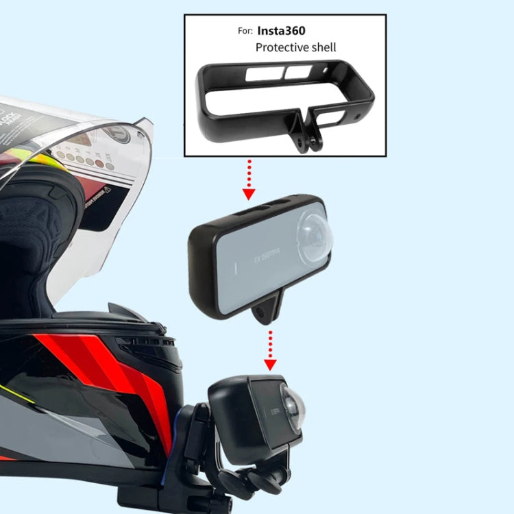 Soporte de abrazadera de barbilla para casco de motocicleta para cámaras GoPro Hero Series DJI Osmo Action, SJCAM, Set 1, Set 2