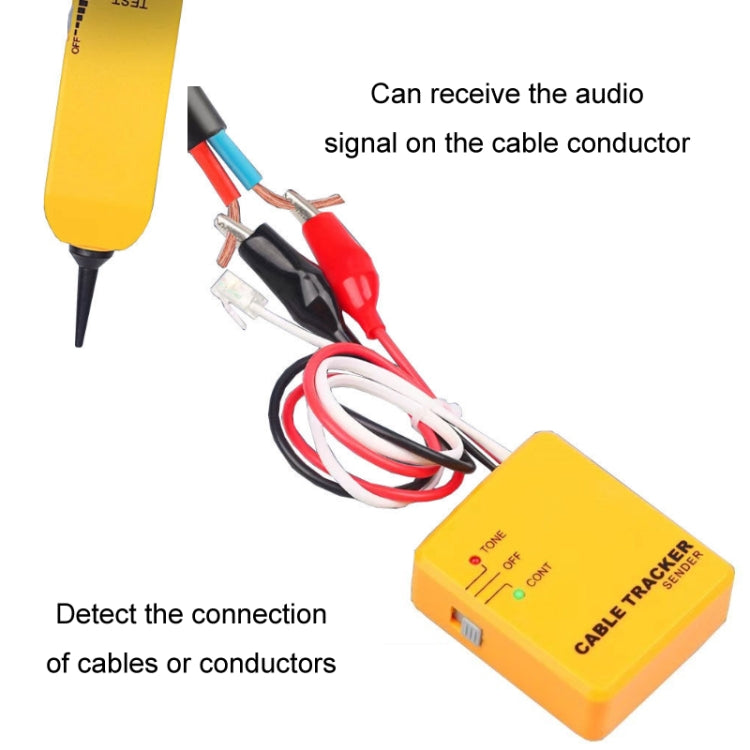 Buscador de línea telefónica de cable de red antiinterferencias multifuncional, RJ11