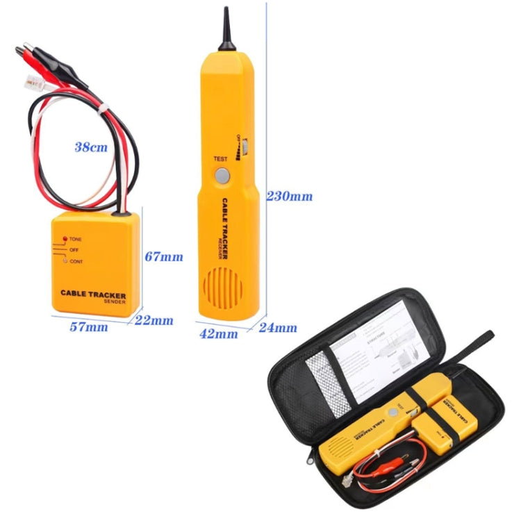 Buscador de línea telefónica de cable de red antiinterferencias multifuncional, RJ11