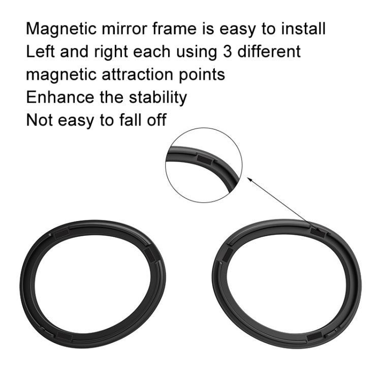 Para Apple Vision Pro Marco magnético Gafas VR Accesorios inteligentes, Single Frame, 1.56 Refractive Index Frame+200 Degree Lens, 1.61 Refractive Index Frame+300 Degree Lens, 1.67 Refractive Index Frame+400 Degree Lens                                 ...