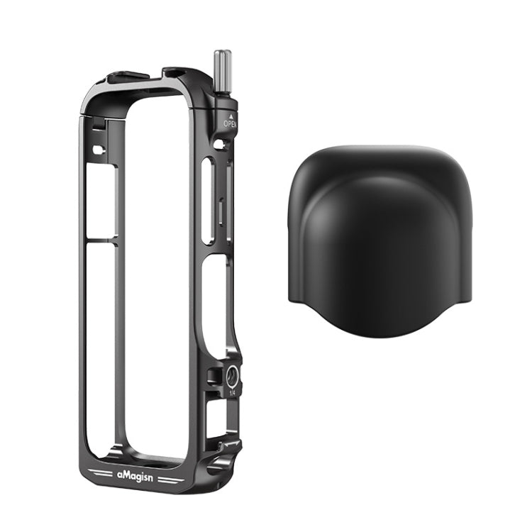 Para Insta360 X4 aMagisn Marco de carcasa protectora de metal Versión de liberación rápida, Quick Release Version