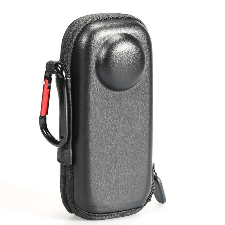 Para Insta360 X4 Mini estuche de almacenamiento bolso de PU Protector de cámara deportiva con gancho, Style 1