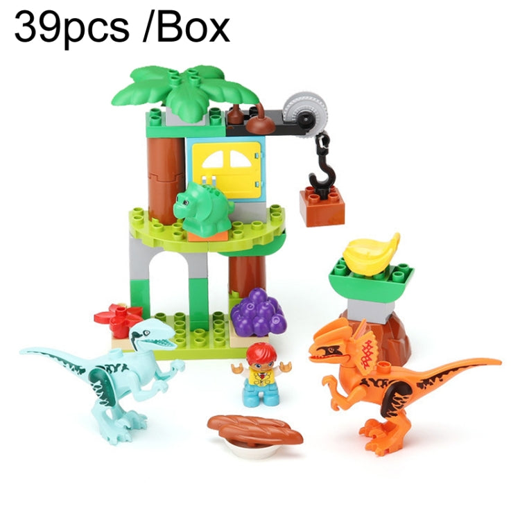 Bloques de construcción de dinosaurios para niños, juguetes domésticos de ensamblaje de partículas grandes del paraíso, 294 37pcs /Box, A16 39pcs /Box, 424 39pcs /Box, A10 49pcs /Box, 213 40pcs /Box