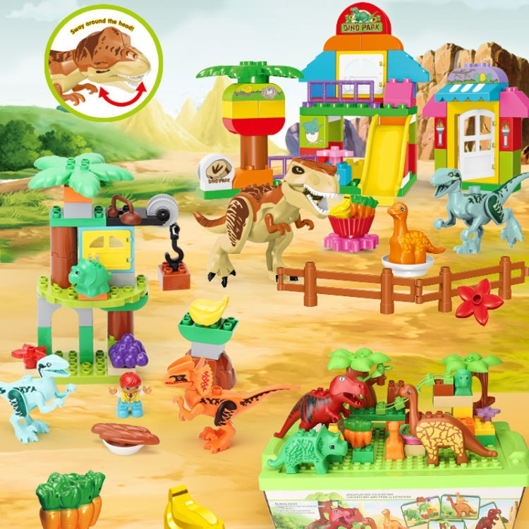 Bloques de construcción de dinosaurios para niños, juguetes domésticos de ensamblaje de partículas grandes del paraíso, 294 37pcs /Box, A16 39pcs /Box, 424 39pcs /Box, A10 49pcs /Box, 213 40pcs /Box