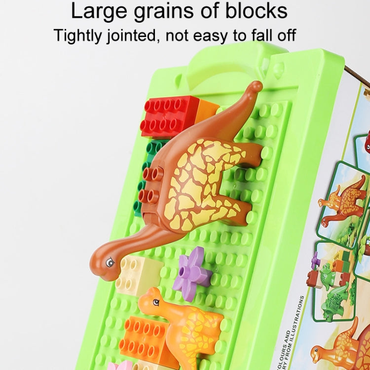 Bloques de construcción de dinosaurios para niños, juguetes domésticos de ensamblaje de partículas grandes del paraíso, 294 37pcs /Box, A16 39pcs /Box, 424 39pcs /Box, A10 49pcs /Box, 213 40pcs /Box