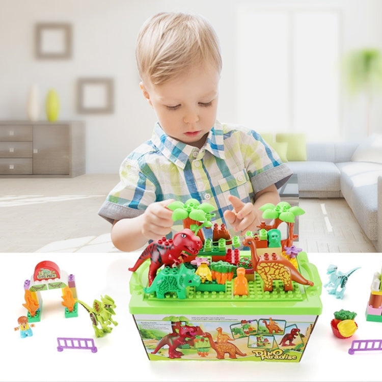 Bloques de construcción de dinosaurios para niños, juguetes domésticos de ensamblaje de partículas grandes del paraíso, 294 37pcs /Box, A16 39pcs /Box, 424 39pcs /Box, A10 49pcs /Box, 213 40pcs /Box