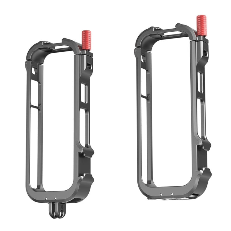 Para Insta360 X4 Marco de metal Cámara de acción Rabbit Cage Soporte de expansión, Metal Frame