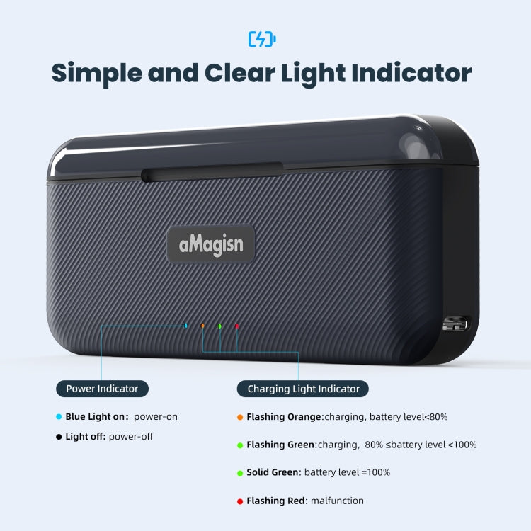 Para DJI Action 4/3 aMagisn caja de carga rápida cargador accesorios para cámaras deportivas, For DJI Action 4 / 3
