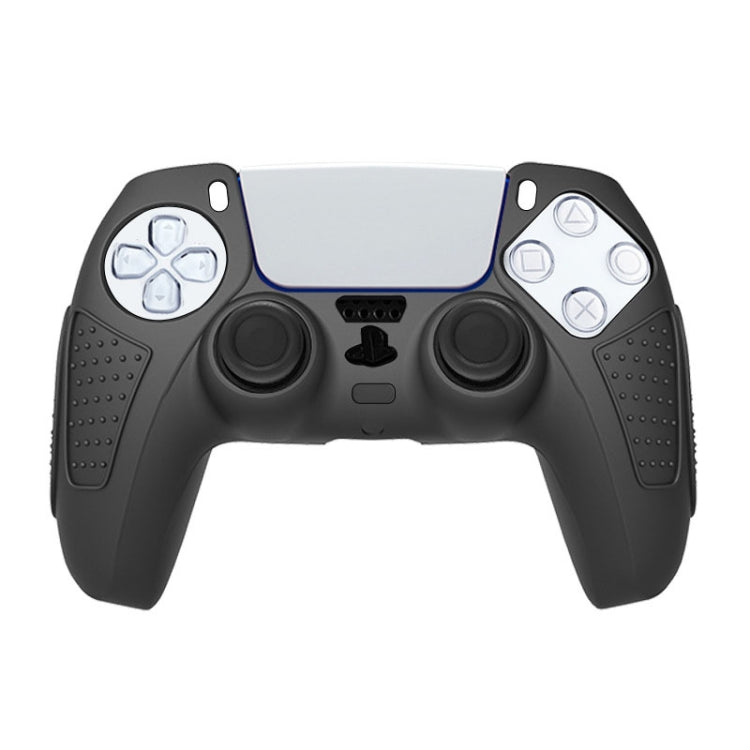 Para PS5 Gamepad Funda protectora de silicona Funda de silicona suave antideslizante, White, Blue, Black, White+2 Hats, Blue+2 Hats, Black+2 Hats, White+8 Hats, Blue+8 Hats, Black+8 Hats