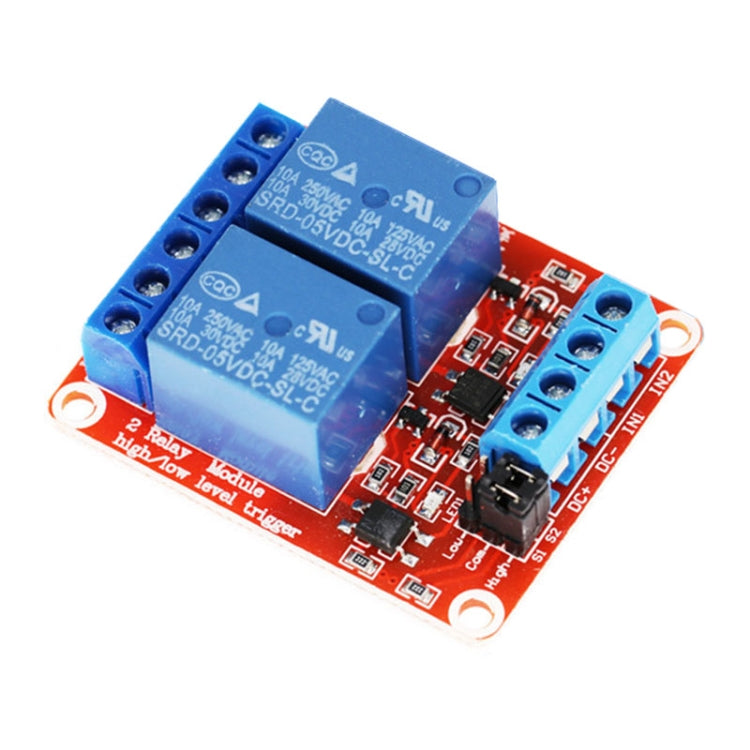 Módulo de relé con aislamiento de optoacoplador compatible con placa de expansión de disparador de alto y bajo nivel, 2 Way 5V, 4 Way 5V, 8 Way 5V
