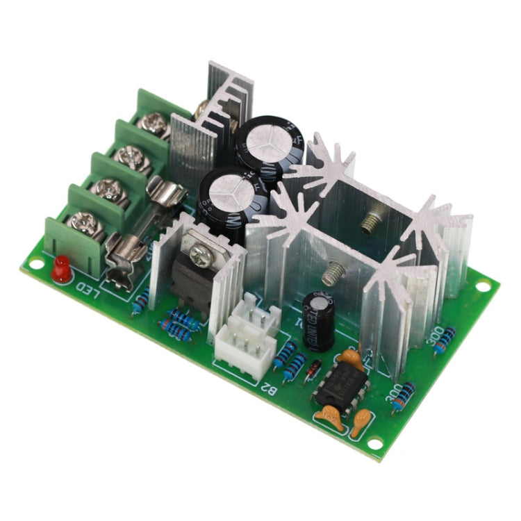 20A 12V24V36V48V DC Controlador de velocidad del motor Módulo de accionamiento de alta potencia Controlador PWM, 20A 12V24V36V48V DC