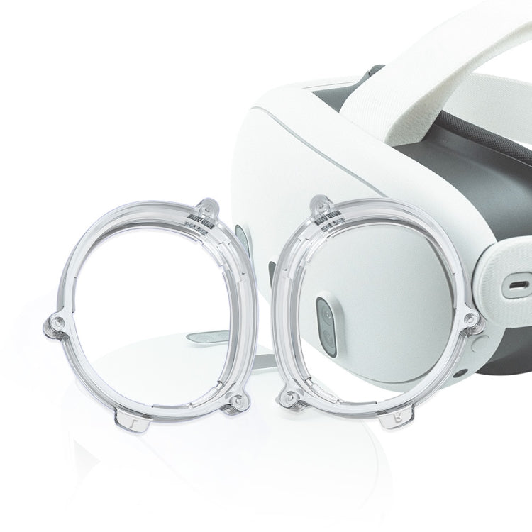 Para montura de gafas magnéticas Meta Quest 3 VR, L&R Frame Transparent, Anti Blue Light Lens+Frame Transparent, L&R Frame Black, Anti Blue Light Lens+Frame Black
