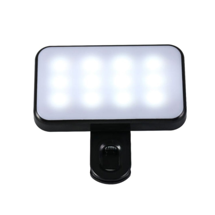 Clip recargable de la temperatura de 3 colores de la luz del relleno de Selfie para el teléfono, computadora portátil, reunión de la tableta, 24 LEDs