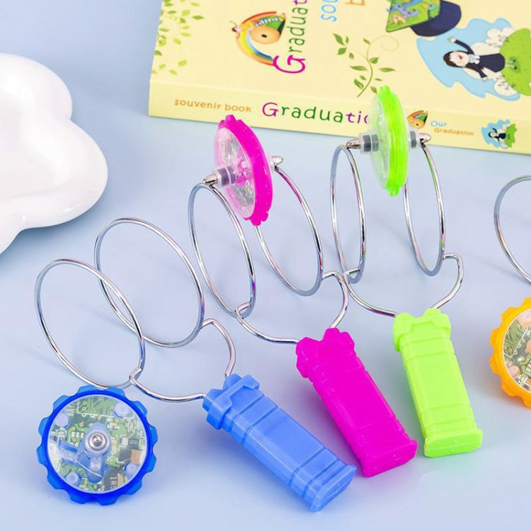Gyro magnético emisor de luz, juguetes, pista mágica, Gyro, juguete para niños, bolas de Yo-yo, Magnetic Gyro Toys