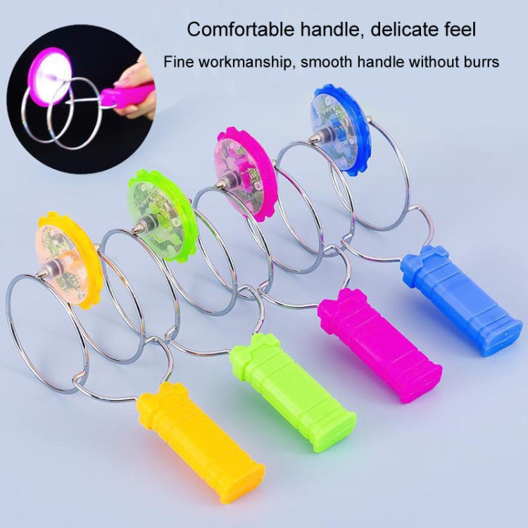 Gyro magnético emisor de luz, juguetes, pista mágica, Gyro, juguete para niños, bolas de Yo-yo, Magnetic Gyro Toys