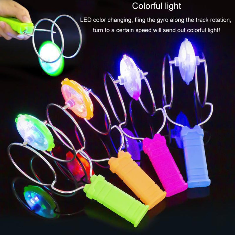 Gyro magnético emisor de luz, juguetes, pista mágica, Gyro, juguete para niños, bolas de Yo-yo, Magnetic Gyro Toys
