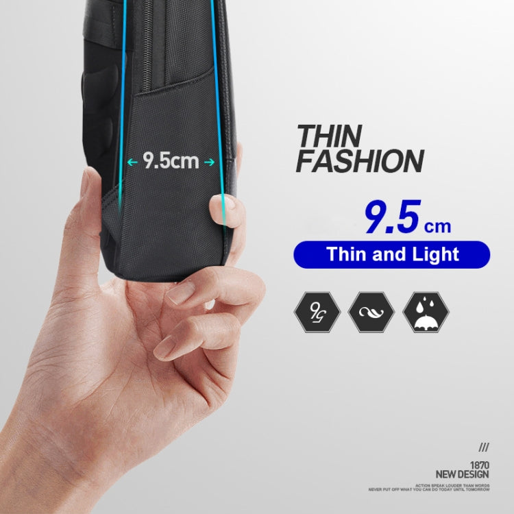 Bopai Mochila para portátil ligera y resistente al agua para viajeros de negocios de piel de vaca de primera capa, 61-122731, 61-122721