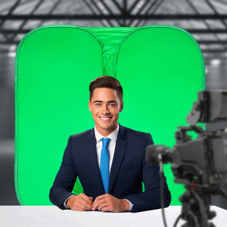 Pantalla verde recortada de fondo de doble cara para deportes electrónicos en vivo para silla
