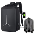 Mochila multifuncional impermeable para ordenador portátil deportivo de negocios con puerto USB, 15 inch, 17 inch