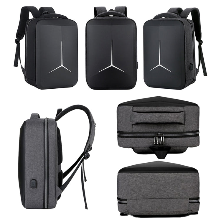 Mochila multifuncional impermeable para ordenador portátil deportivo de negocios con puerto USB, 15 inch, 17 inch
