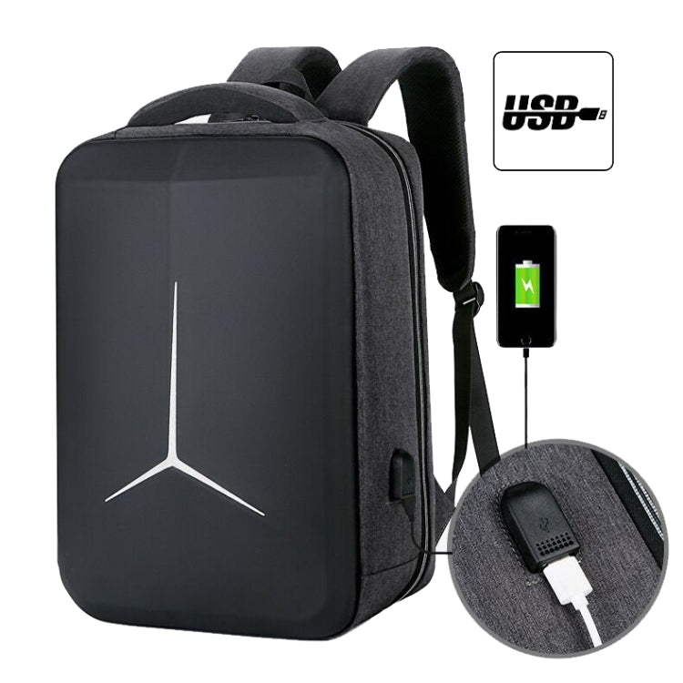 Mochila multifuncional impermeable para ordenador portátil deportivo de negocios con puerto USB, 15 inch, 17 inch