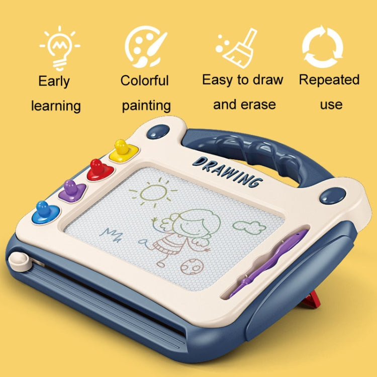 Tablero de dibujo para niños, tablero de escritura magnético, tablero para garabatear colorido para bebé, juguete, Small Blue, Small Pink, Small Green, Large Blue, Large Pink, Large Green