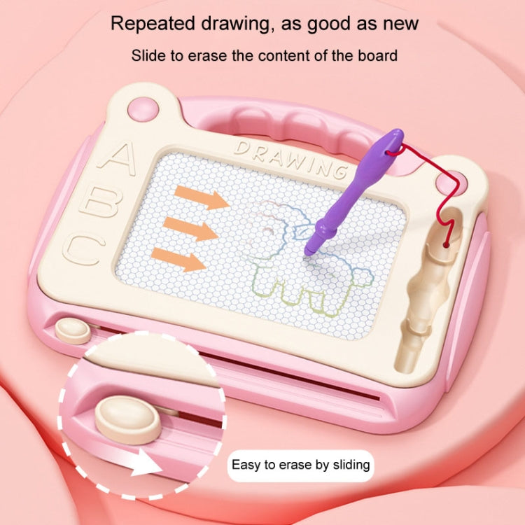 Tablero de dibujo para niños, tablero de escritura magnético, tablero para garabatear colorido para bebé, juguete, Small Blue, Small Pink, Small Green, Large Blue, Large Pink, Large Green