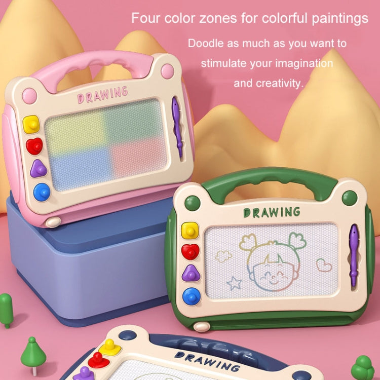 Tablero de dibujo para niños, tablero de escritura magnético, tablero para garabatear colorido para bebé, juguete, Small Blue, Small Pink, Small Green, Large Blue, Large Pink, Large Green