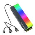 COOLMOON CM-M2A M.2 2280 Enfriador de unidad de estado sólido 5V ARGB Disipador térmico de disco duro, CM-M2A
