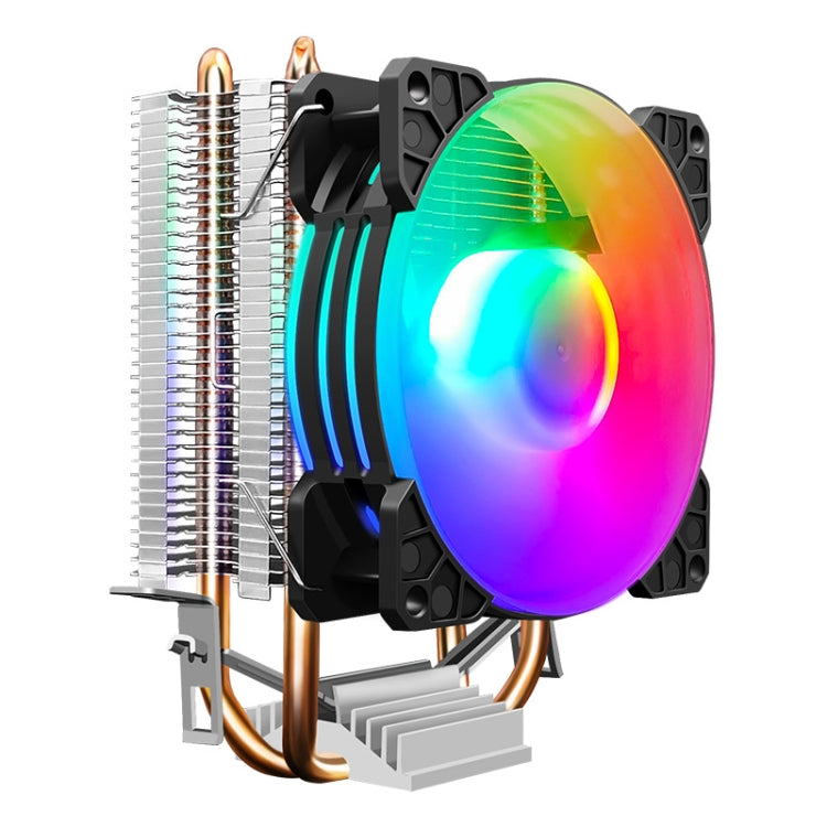 COOLMOON Frost doble tubo de cobre ventilador de CPU PC de escritorio iluminado silencioso AMD enfriador refrigerado por aire, P2 Magic Moon Edition Single Fan, P22 Magic Moon Edition Double Fan, P2 Streamline Edition Single Fan                        ...