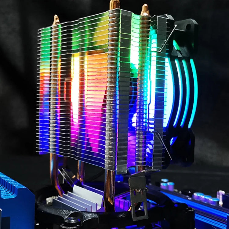 COOLMOON Frost doble tubo de cobre ventilador de CPU PC de escritorio iluminado silencioso AMD enfriador refrigerado por aire, P2 Magic Moon Edition Single Fan, P22 Magic Moon Edition Double Fan, P2 Streamline Edition Single Fan                        ...