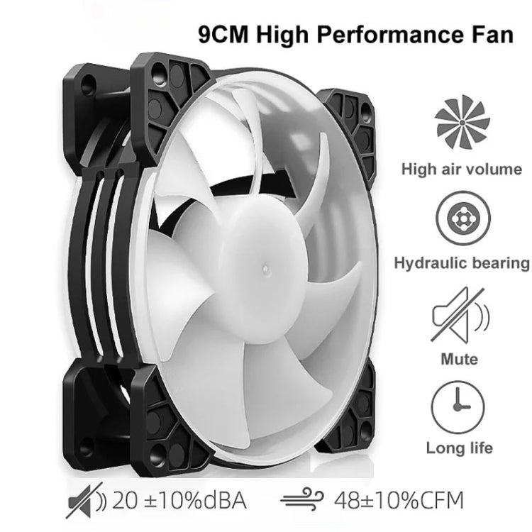COOLMOON Frost doble tubo de cobre ventilador de CPU PC de escritorio iluminado silencioso AMD enfriador refrigerado por aire, P2 Magic Moon Edition Single Fan, P22 Magic Moon Edition Double Fan, P2 Streamline Edition Single Fan                        ...
