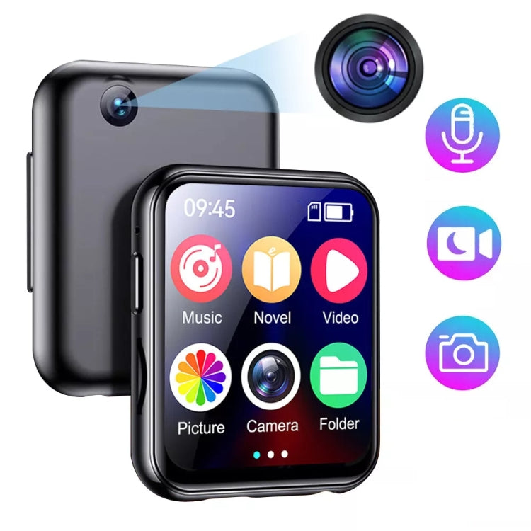 Reproductor de MP3 A30 con cámara digital FHD 720P Reproductor de audio con sonido sin pérdidas Bluetooth 5.4, Excluding Memory Card, 4GB, 8GB, 16GB, 32GB, 64GB